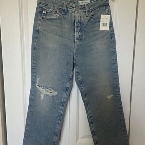 AG Adriano Goldschmied Alexxis Crop High Rise Vintage Fit Jeans